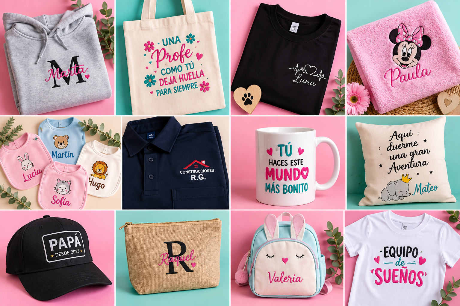 Ejemplos de personalizaciones de RoLa Creaciones